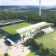 STRABAG Sportstättenbau gestaltet Rasenfläche und Außenanlagen neu